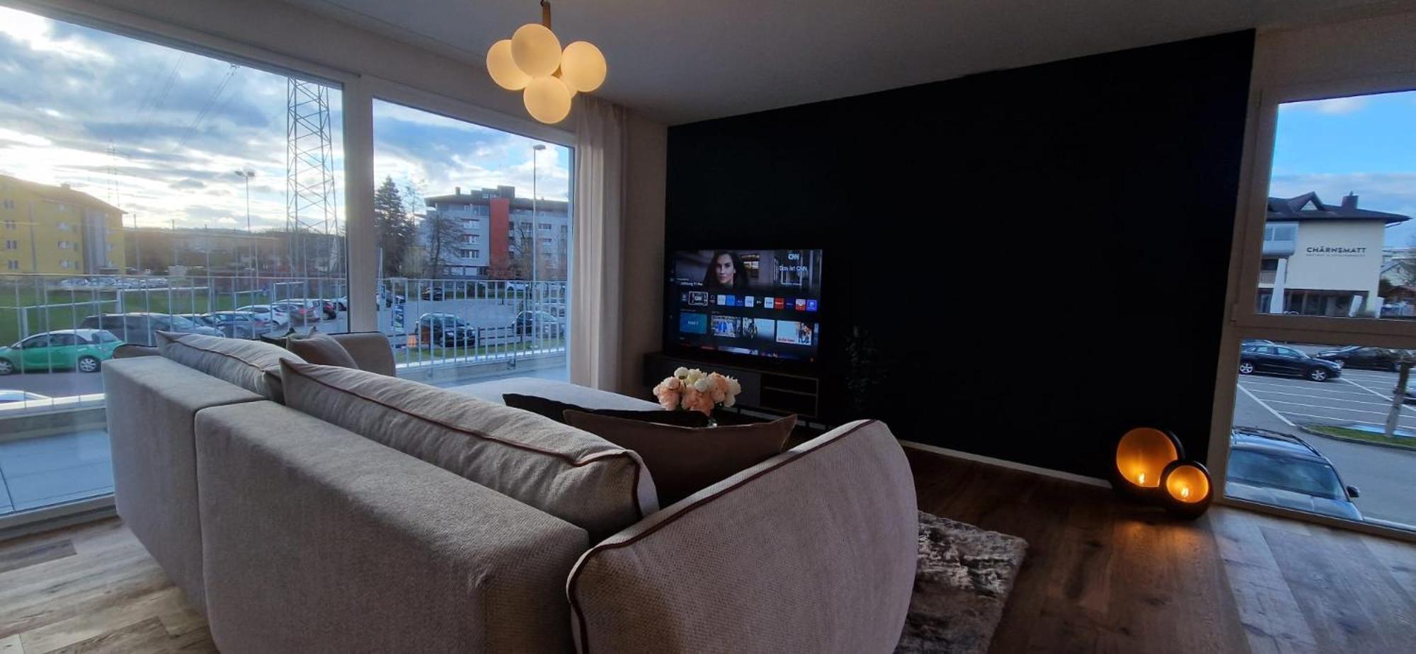 Visionary Hospitality Rothenburg, Lucerne - Premium Apartments With Free Parking, Washer, Kitchen, Terrace, 15' City Exteriér fotografie
