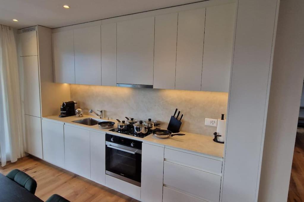 Visionary Hospitality Rothenburg, Lucerne - Premium Apartments With Free Parking, Washer, Kitchen, Terrace, 15' City Exteriér fotografie